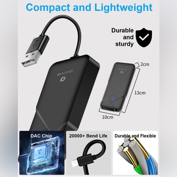 Wireless CarPlay Adapter & Android Auto Wireless Adapter,Upgrade Wireless - Picture 7 of 7